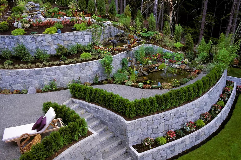 Naturstein im Garten